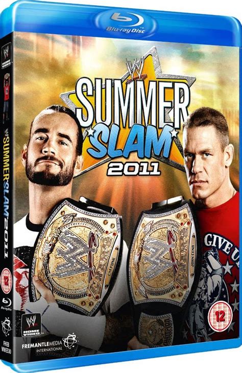 WWE Summerslam 2011 Blu Ray Zavvi UK