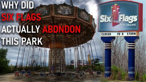 Why Did Six Flags Actually Abandon This Theme Park Jazzland Youtube