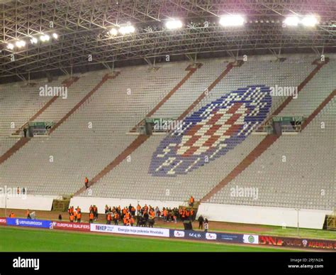 A View Of Stadion Poljud On The Th March Stock Photo Alamy