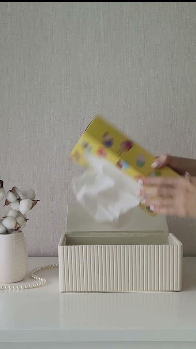 Бокс для салфеток для красивого интерьера - YouTube
