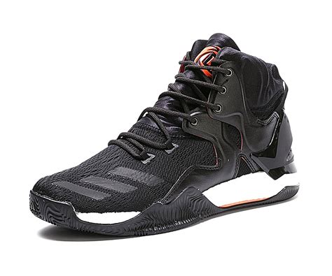 Adidas D Rose 7 Primeknit Dark Blackwhiteorange