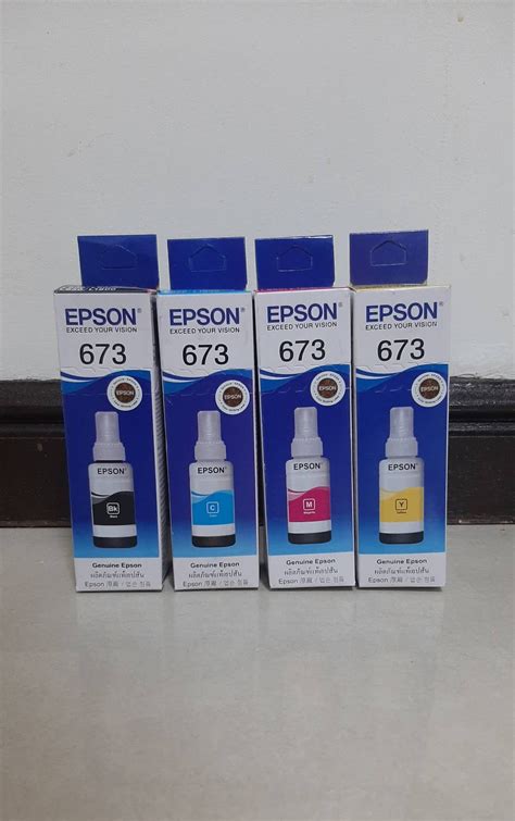 Genuine Ink Set Black Cyan Magenta Yellow Lazada Ph