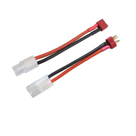 Deans T Plug To Male Tamiya Connector Charging Cable Adapter Awg