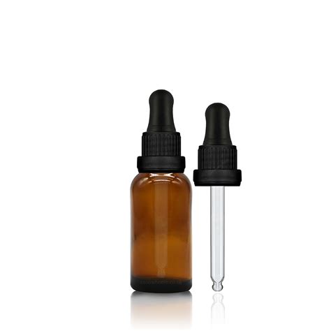 20ml Amber Glass Dropper Bottle Tamper Evident Pipette