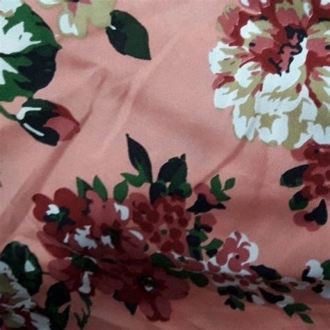 Printed Designer Poly Crepe Suit Fabric Packaging Type Lump At Rs 35