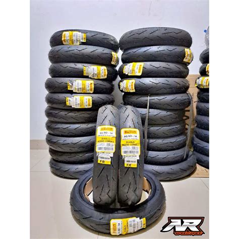 Pirelli Diablo Rosso Corsa II Tire Size 90 80 Ring 14 Soft Compound