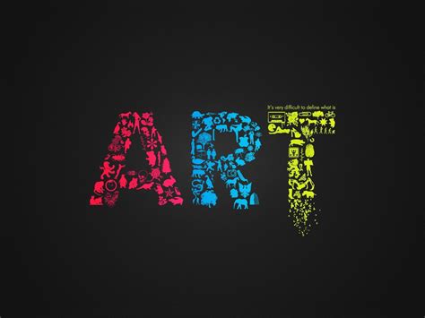 wallpaper art, black background, letters HD : Widescreen : High ...