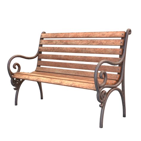 A Wooden Bench Isolated 38348992 Png