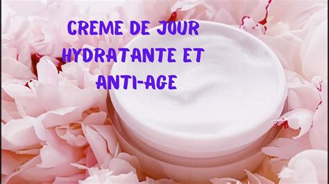 DIY CREME DE JOUR HYDRATANTE ET ANTI AGE YouTube