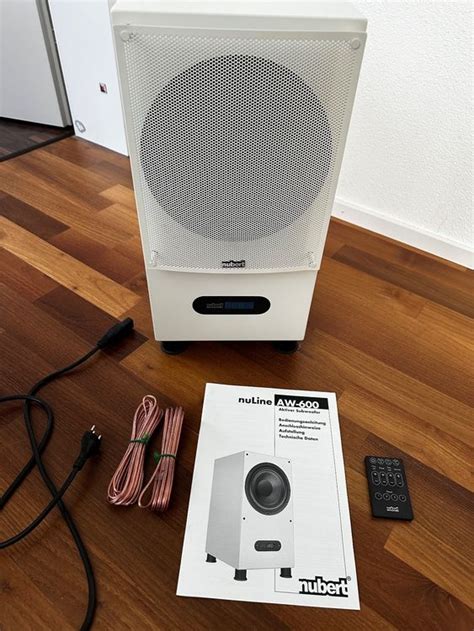 Nubert Nuline Aw Aktiver Subwoofer Sehr Guter Zustand Kaufen Auf