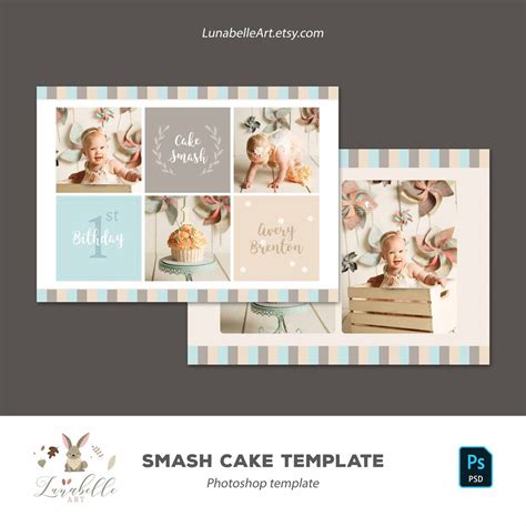 Cake Smash Template Cake Smash Storyboard Cake Smash Mini Session ...