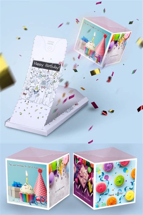 Boom Birthday Card Exploding Confetti Funny Surprise Prank Etsy In