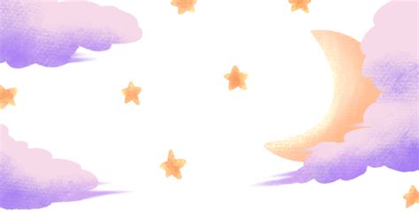 Moon Clouds Stars Moon Clouds Star PNG Transparent Clipart Image And