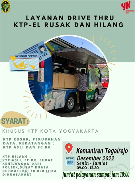 Kemantren Gondomanan Drive Thru Ktp El Desember