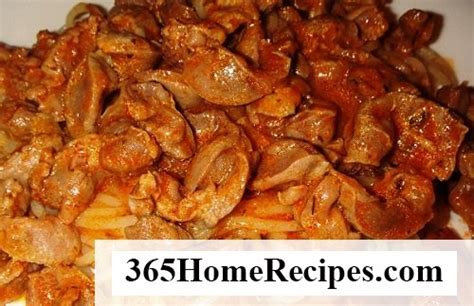 Chicken Gizzard Recipe A Tasty Dish With Sour Cream