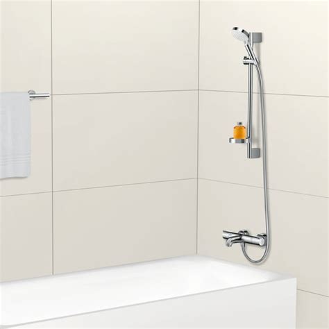 Hansgrohe Crometta Shower Set Spray Modes White Chrome