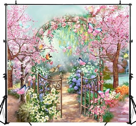 Amazon Withu Fantasy Garden Backdrop Sweet Flowers Wonderland