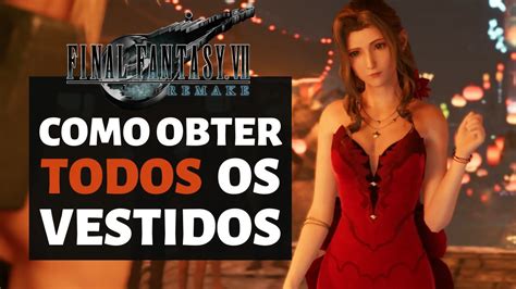 Final Fantasy Vii Remake Todos Os Vestidos Noiva Exigente Dressed