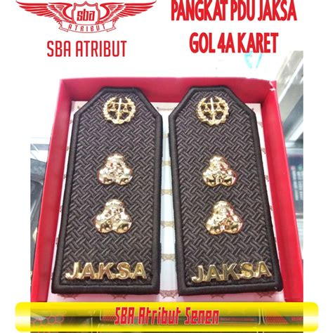 Jual Pangkat Pdu Jaksa Kejaksaan Ri Gol A Terbaru Motif Batik Shopee