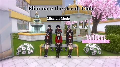 Eliminating The Occult Club Yandere Simulator Mission Mode YouTube