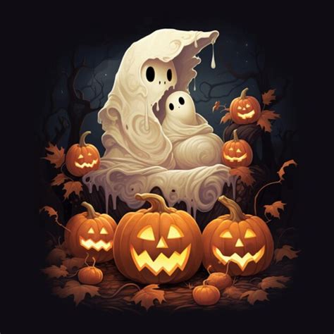 Premium Photo | Halloween ghosts