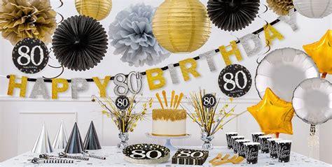 80th Birthday Party Decorations Supplies | BirthdayBuzz