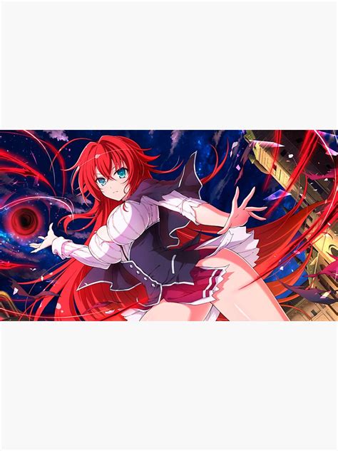 Pegatina Sexy Rias Gremory Lascivo Pechos Muslos Bragas High School DxD Hot Ecchi Hentai Girl