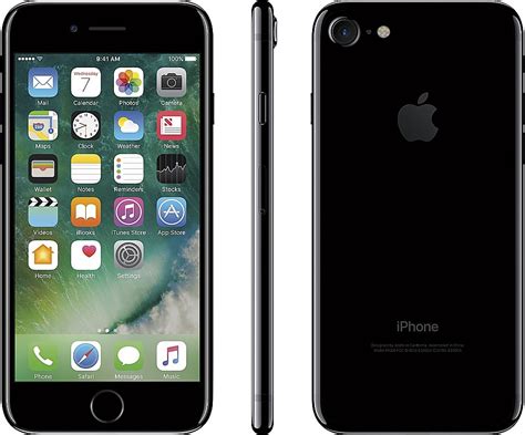 Best Buy Apple Pre Owned Iphone 7 128gb Unlocked Jet Black 7 128gb Jet Black Rb