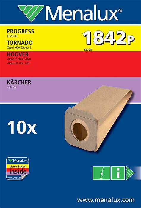 Menalux 1842P (stofzuigerzakken papier, alternatief)