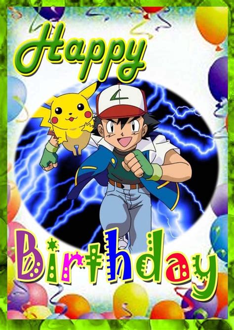 Printable Pokemon Birthday Cards Printbirthday Cards Pokemon