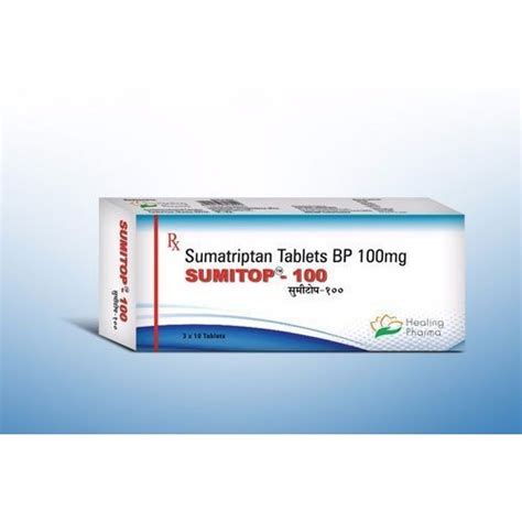 Sumatriptan Succinate Rapid Release Tablets 100mg50mg At Rs 250stripe Anti Migraine In