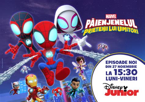 „Păienjenelul Marvel și prietenii lui uimitori", la Disney Junior cu