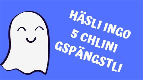 5 chlini Gspängstli Hüpfen und Tanzen mit Häsli Ingo YouTube