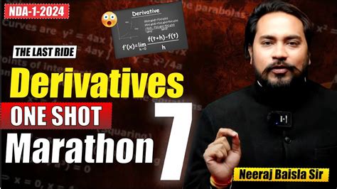 NDA 1 2024 Derivatives ONE SHOT MARATHON BY COACH SIR