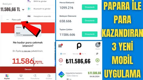 Para Kazandiran Yen Mob L Uygulama Banka Papara Nternetten