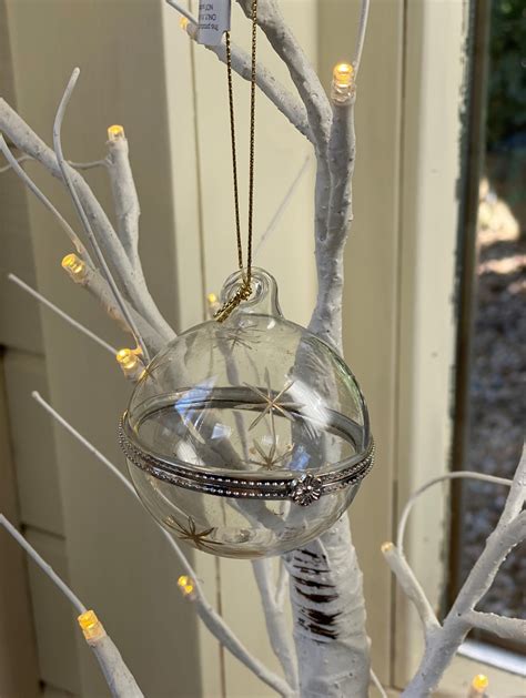 Clear Glass Opening Bauble Pretty Little Homewares