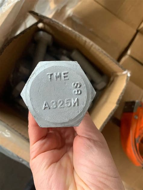 Hot Dip Galvanized ASTM A325 Hex Bolts For Steel Structure