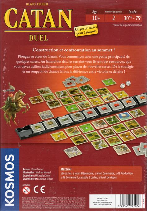 Catan Duel Les Princes de Catane L Atanière Jeux de Société à Toulon