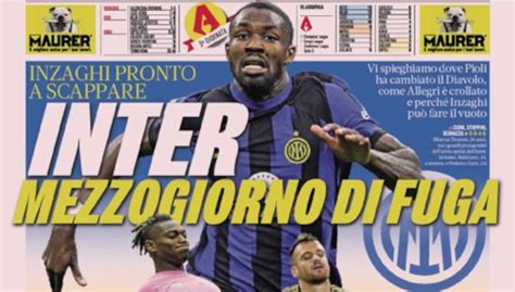 Todays Papers Juve Horror Show Leao And Thats It Inter Escape