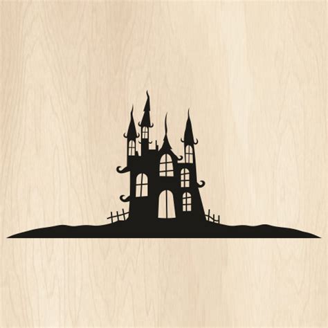 Haunted House Clip Art Svg Halloween Haunted House Png