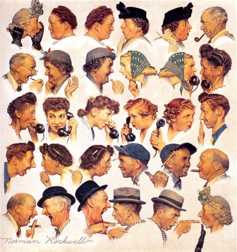 1948 The Gossips Norman Rockwell Copyright Estate Flickr