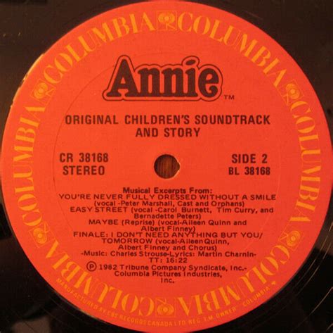 Annie Original Children's Soundtrack and Story Vinyl | Etsy