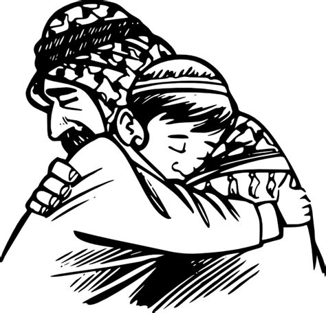 Collection Of Hug Png Black And White Pluspng