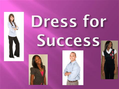 Dress For Success Powerpoint