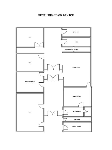 Pdf Denah Ruang Ok Dan Icu Dokumen Tips