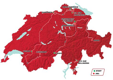 Tour Suiza Recorrido Perfiles Y Dorsales Oficiales Ciclo