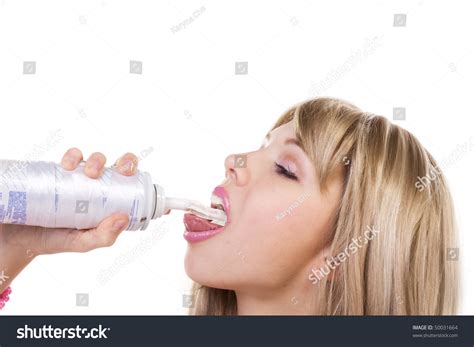 Portrait Sexual Blonde Whipped Cream Stock Photo Shutterstock