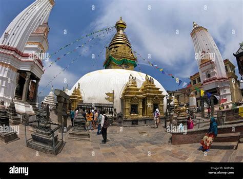 Swayambhunath stupa kathmandu hi-res stock photography and images - Alamy