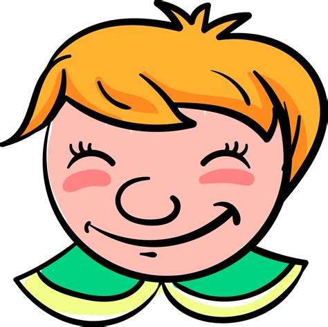 Happy child, illustration, vector on white background 13510046 Vector ...