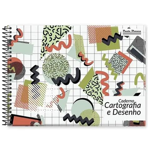 Caderno De Desenho A4 - Caderno De Desenho A4 Espiral 60 Folhas - Pauta Branca - Lupel